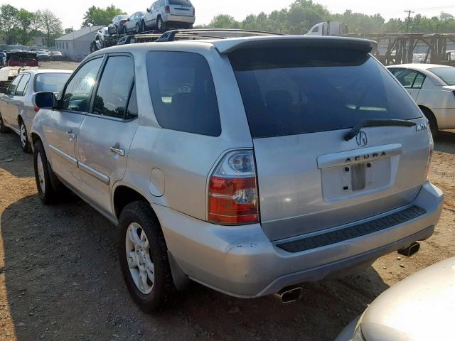 2HNYD186X5H548154 - 2005 ACURA MDX TOURIN SILVER photo 3