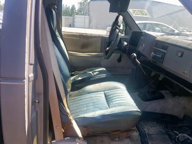 1GCCS14R5P8183607 - 1993 CHEVROLET S TRUCK S1 GRAY photo 5