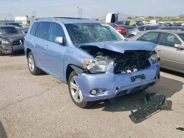 JTEES43A892131847 - 2009 TOYOTA HIGHLANDER BLUE photo 1