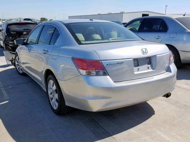 1HGCP26888A027052 - 2008 HONDA ACCORD EXL SILVER photo 3