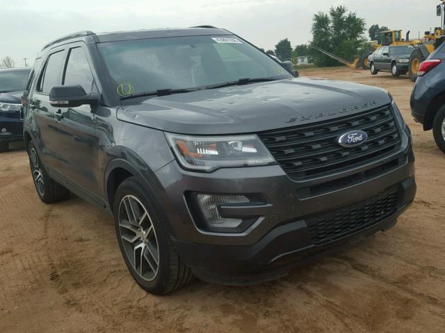 1FM5K8GT5HGC04757 - 2017 FORD EXPLORER S 灰色 照片 1
