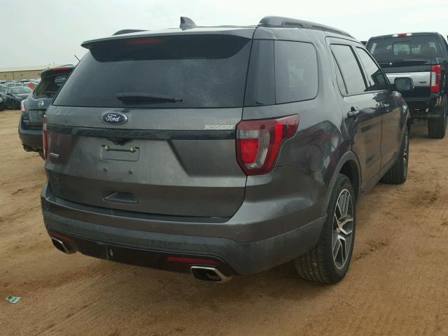 1FM5K8GT5HGC04757 - 2017 FORD EXPLORER S 灰色 照片 4