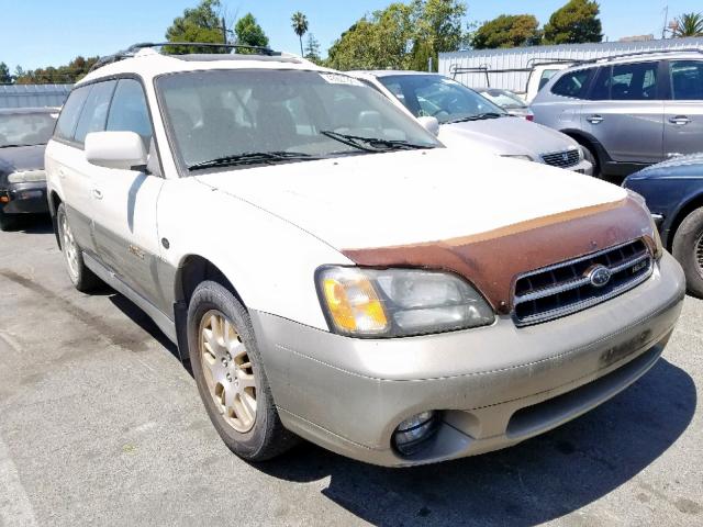 4S3BH806527629414 - 2002 SUBARU LEGACY OUT WHITE photo 1