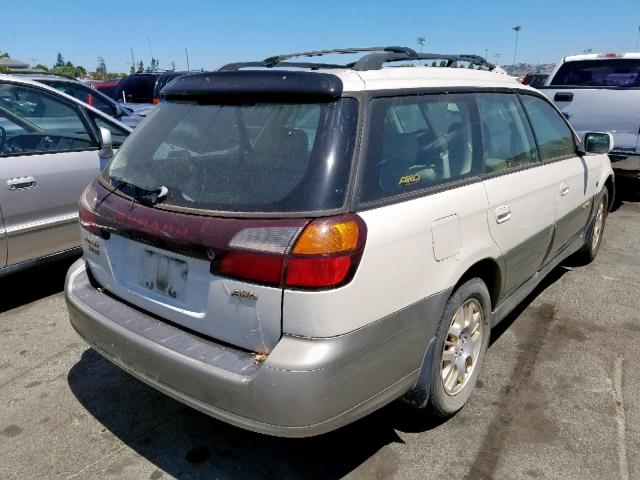 4S3BH806527629414 - 2002 SUBARU LEGACY OUT WHITE photo 4