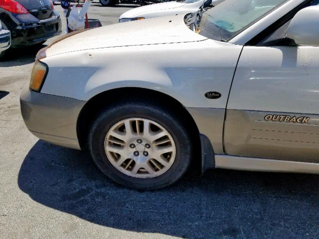 4S3BH806527629414 - 2002 SUBARU LEGACY OUT WHITE photo 9