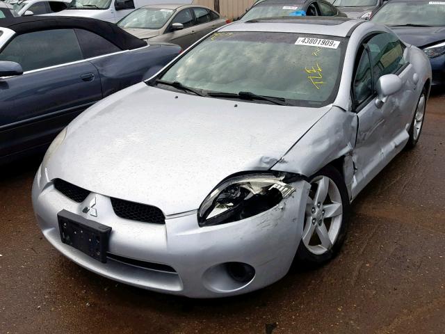 4A3AK24F56E041273 - 2006 MITSUBISHI ECLIPSE GS SILVER photo 2