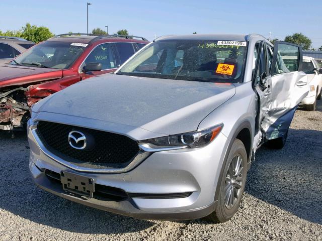 JM3KFABM4K1579155 - 2019 MAZDA CX-5 SPORT SILVER photo 2