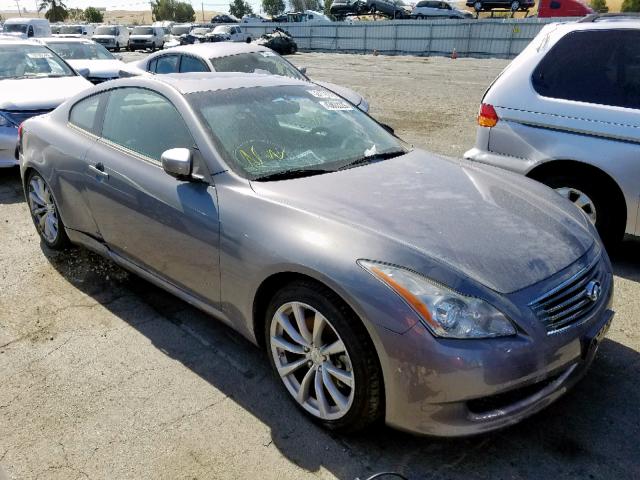 JNKCV64E59M601948 - 2009 INFINITI G37 BASE GRAY photo 1