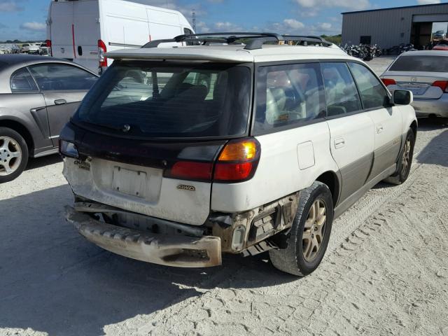 4S3BH686717626781 - 2001 SUBARU LEGACY OUT WHITE photo 4