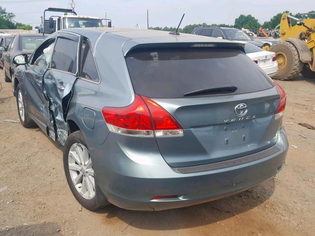 4T3BA3BB0AU018579 - 2010 TOYOTA VENZA GRAY photo 3