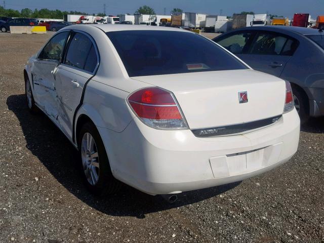 1G8ZS57N08F149723 - 2008 SATURN AURA XE WHITE photo 3