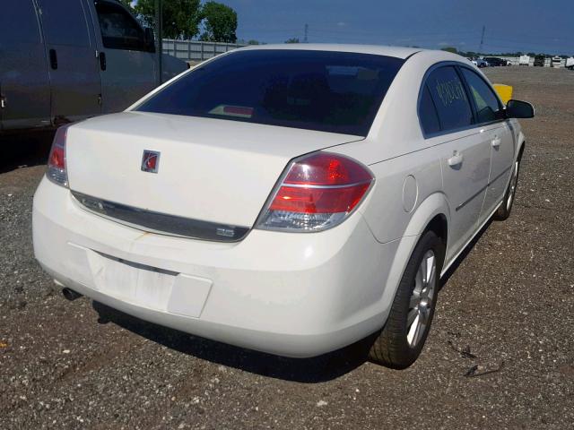 1G8ZS57N08F149723 - 2008 SATURN AURA XE WHITE photo 4