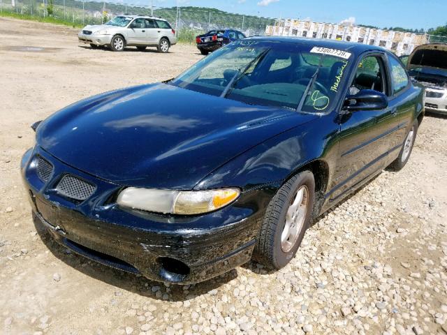 1G2WP12K1YF285234 - 2000 PONTIAC GRAND PRIX BLACK photo 2