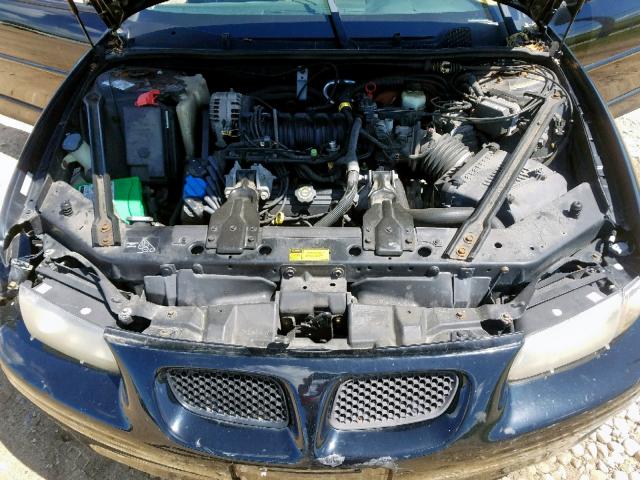 1G2WP12K1YF285234 - 2000 PONTIAC GRAND PRIX BLACK photo 7