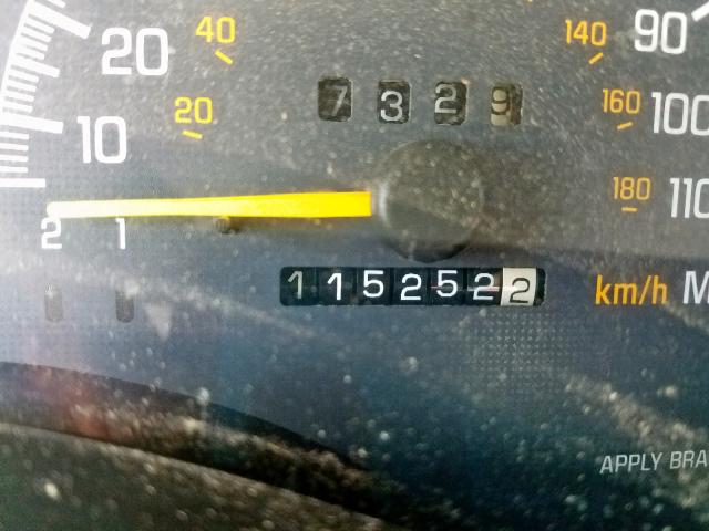 1G2WP12K1YF285234 - 2000 PONTIAC GRAND PRIX BLACK photo 8