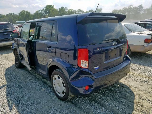 JTLZE4FE7DJ045413 - 2013 TOYOTA SCION XB ლურჯი ფოტო 3