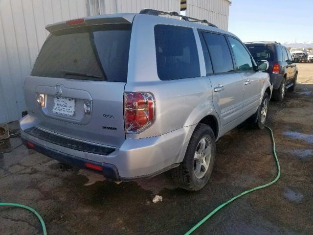 5FNYF18546B004750 - 2006 HONDA PILOT EX SILVER photo 4