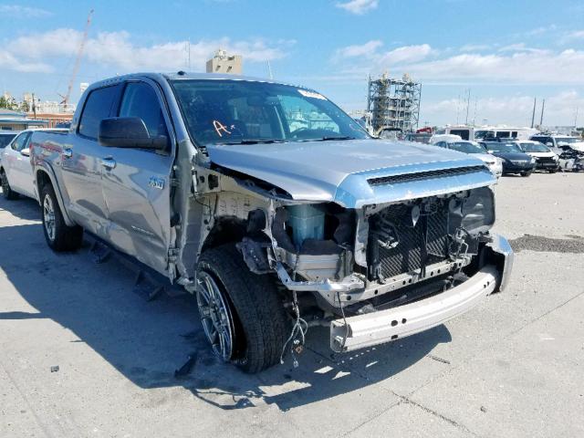 5TFEY5F13EX164434 - 2014 TOYOTA TUNDRA CRE SILVER photo 1