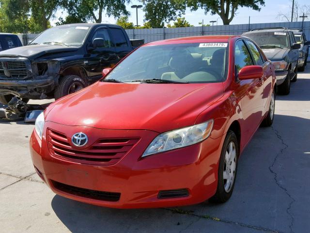 4T1BE46KX7U027487 - 2007 TOYOTA CAMRY NEW RED photo 2