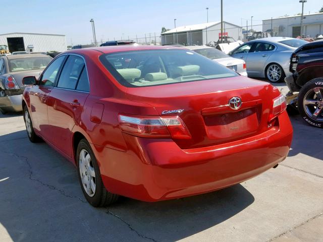 4T1BE46KX7U027487 - 2007 TOYOTA CAMRY NEW RED photo 3