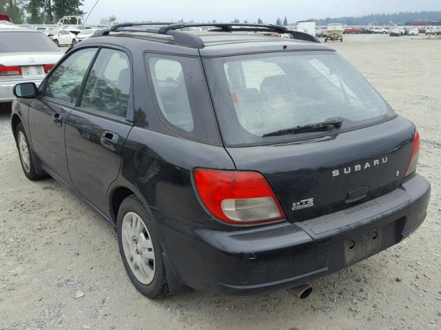 JF1GG65542G826738 - 2002 SUBARU IMPREZA TS BLACK photo 3