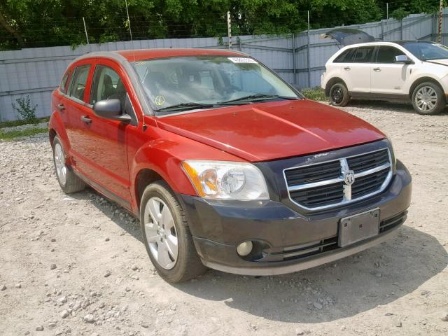 1B3HB48B97D252358 - 2007 DODGE CALIBER SX RED photo 1