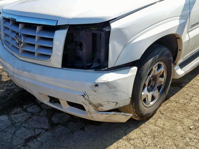 1GYEK63N14R103210 - 2004 CADILLAC ESCALADE L WHITE photo 9