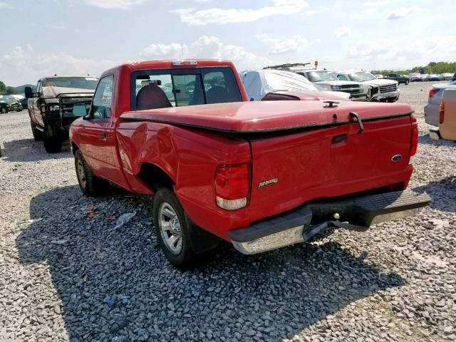 1FTYR10C1YPB18375 - 2000 FORD RANGER RED photo 3