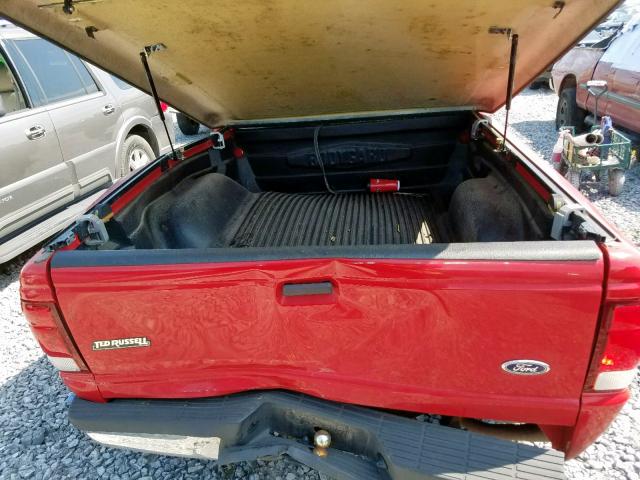 1FTYR10C1YPB18375 - 2000 FORD RANGER RED photo 6