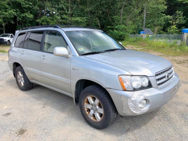 JTEHF21A320097150 - 2002 TOYOTA HIGHLANDER SILVER photo 1