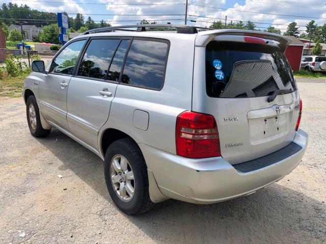 JTEHF21A320097150 - 2002 TOYOTA HIGHLANDER SILVER photo 5