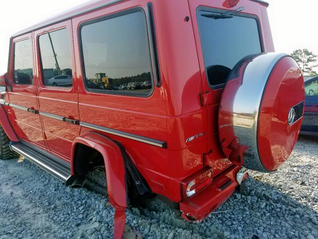 WDCYC7DF1HX275486 - 2017 MERCEDES-BENZ G 63 AMG RED photo 9