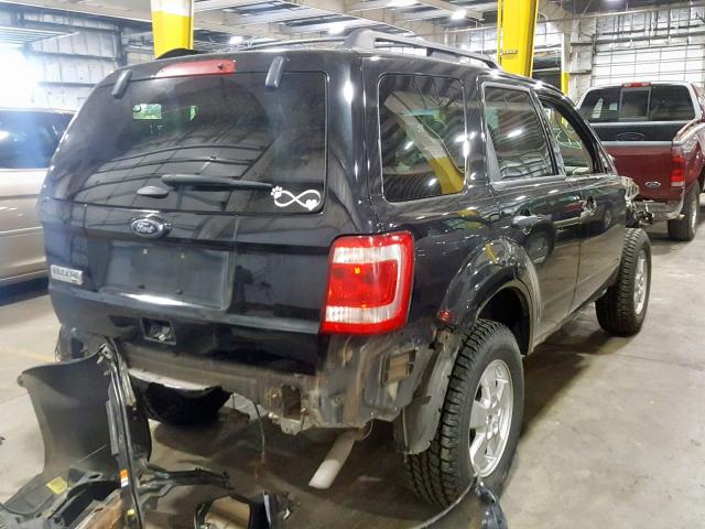 1FMCU9D7XBKA76535 - 2011 FORD ESCAPE XLT BLACK photo 4