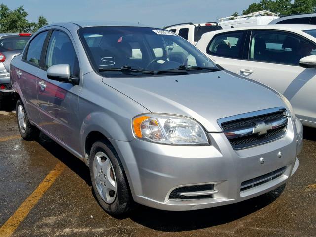 KL1TD5DE1BB121882 - 2011 CHEVROLET AVEO LS SILVER photo 1