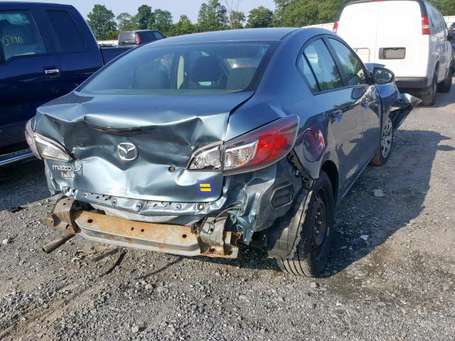 JM1BL1UG7B1489703 - 2011 MAZDA 3 I BLUE photo 4