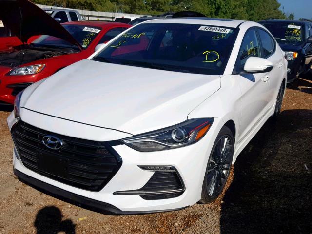 KMHD04LB3JU528871 - 2018 HYUNDAI ELANTRA SP WHITE photo 2