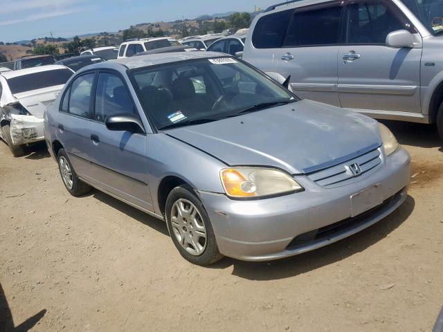 2HGES16201H585840 - 2001 HONDA CIVIC DX SILVER photo 1