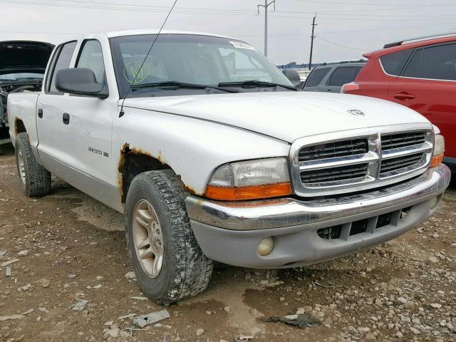 1B7GL2AX31S119261 - 2001 DODGE DAKOTA QUA WHITE photo 1