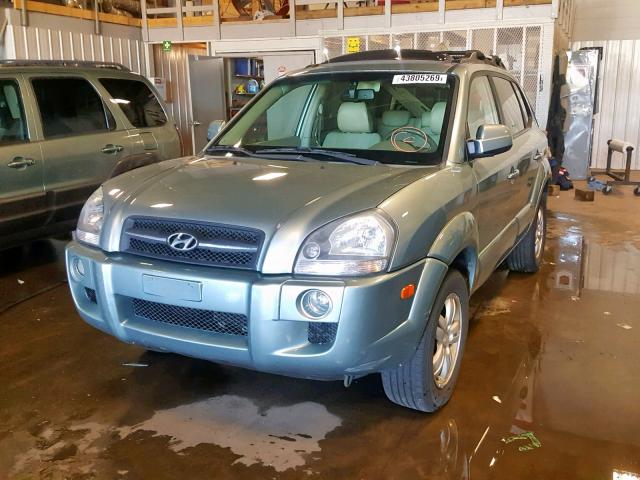 KM8JN12D97U480940 - 2007 HYUNDAI TUCSON SE SILVER photo 2