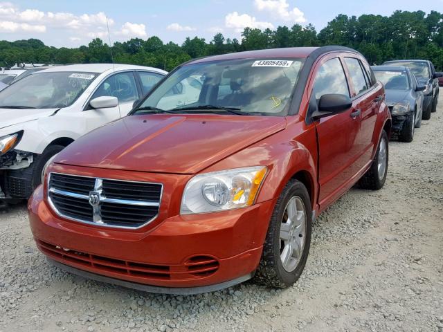 1B3HB48B88D511102 - 2008 DODGE CALIBER SX ORANGE photo 2