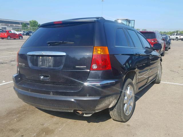 2A8GF78496R619667 - 2006 CHRYSLER PACIFICA L BLACK photo 4