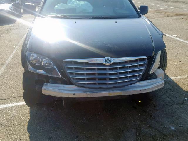 2A8GF78496R619667 - 2006 CHRYSLER PACIFICA L BLACK photo 9