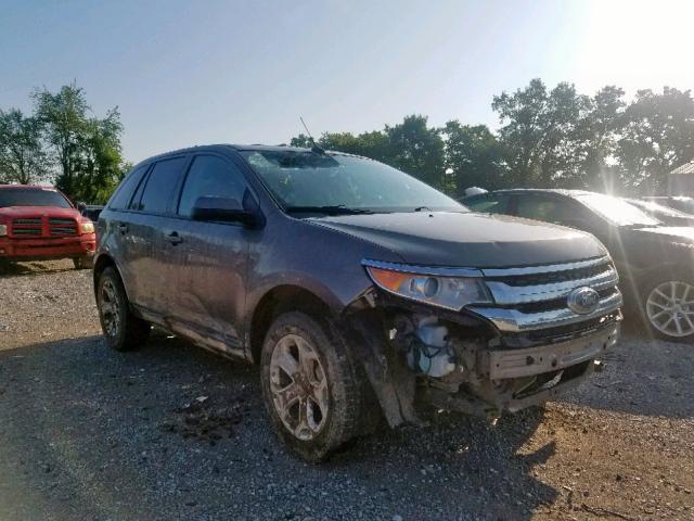 2FMDK4JC7DBC03253 - 2013 FORD EDGE SEL GRAY photo 1