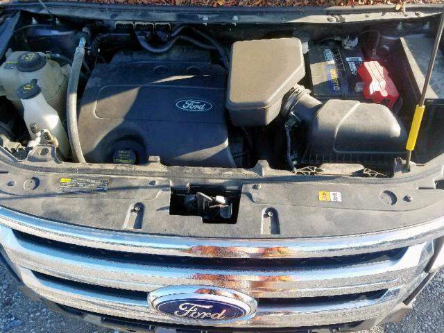 2FMDK4JC7DBC03253 - 2013 FORD EDGE SEL GRAY photo 7