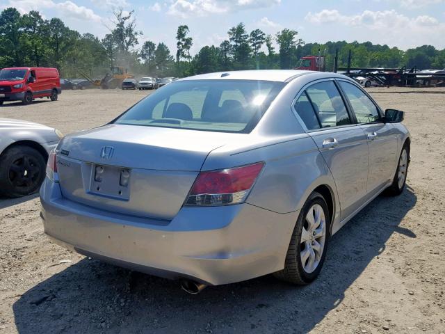 1HGCP2F82AA122776 - 2010 HONDA ACCORD EXL SILVER photo 4