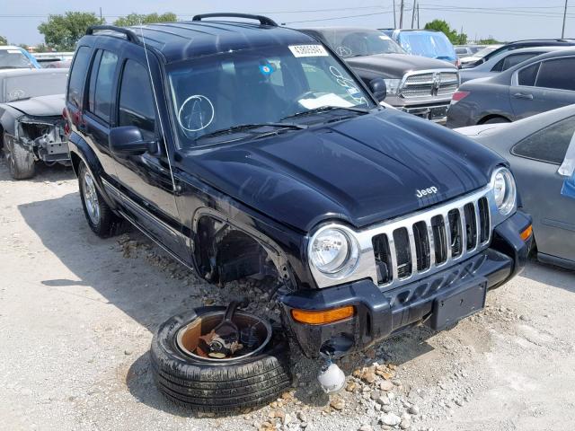 1J4GK58K24W219373 - 2004 JEEP LIBERTY LI BLACK photo 1