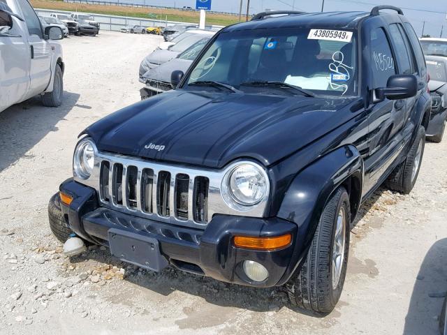 1J4GK58K24W219373 - 2004 JEEP LIBERTY LI BLACK photo 2