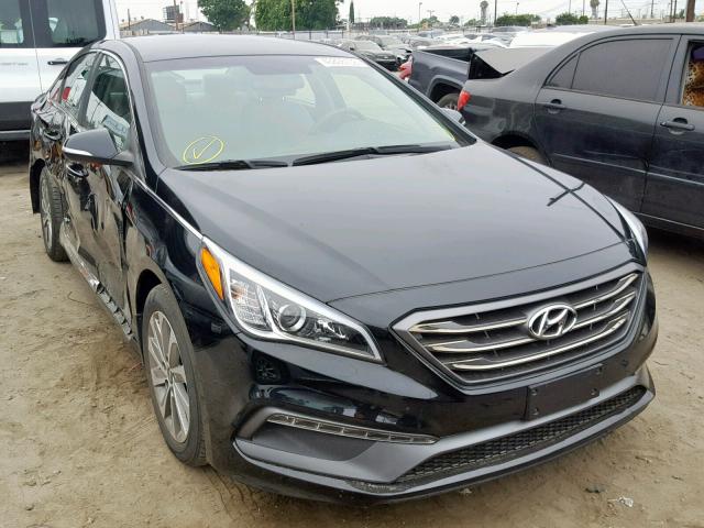 5NPE34AF8HH503040 - 2017 HYUNDAI SONATA SPO BLACK photo 1