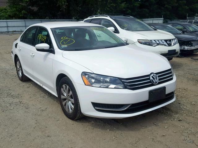 1VWAP7A31DC112325 - 2013 VOLKSWAGEN PASSAT S WHITE photo 1