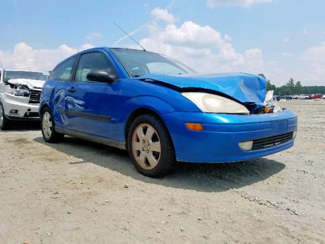 3FAFP31311R242559 - 2001 FORD FOCUS ZX3 BLUE photo 1